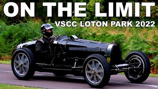 VINTAGE CARS ON THE LIMIT at VSCC Loton Park 2022 | ERA, Bugatti Type 51 and more!
