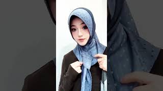 Easy Hijab Tutorial for Beginners | Elegant Silk Scarf Style #hijab #hijabstyle #hijabfashion