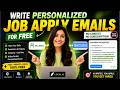 I Built a FREE Local AI Tool That Writes Personalized Job Application Emails