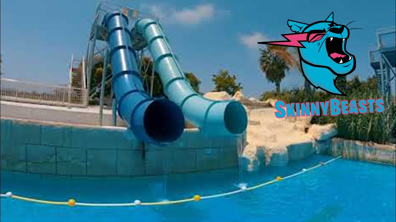 CANNON DROP WATER SLIDE AT APHRODITE WATER PARK IN PAFOS YouTube