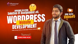 Lec 5 | HTML Assignment#4 Solution Semantic Tags & IDs/Classes | WordPress Website development 2025