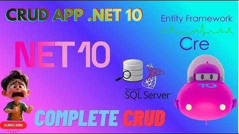 🔥  How to Build a COMPLETE CRUD Web App in ASP.NET Core (.NET 10 + EF Core + SQL Server) || .NET 10🎯