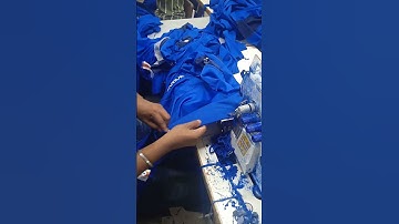 Bottom rib join by overlock machine