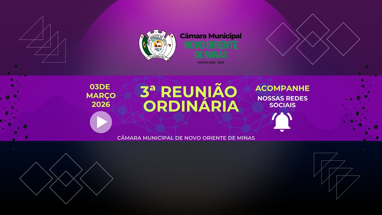 3ª REUNIÃO ORDINARIA