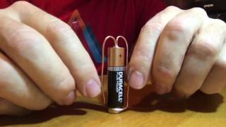 Homopolar Motor  battery, magnet and copper wire...cool.