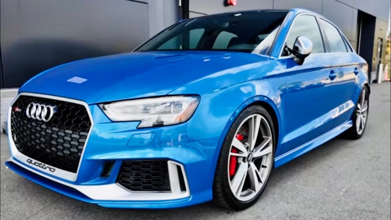 2017 Audi RS 3 2.5T | Unitronic Stage 2 Tune | Ara Blue Crystal Effect | Exclusive Automotive Group
