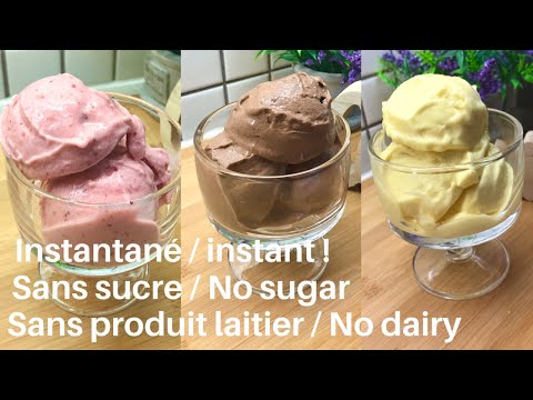 Vidéo: Délicieux Desserts Diététiques Sans Lait, Crème Et Sucre : Glaces Maison