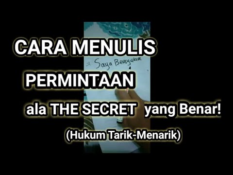 Video: Cara Menulis Permintaan