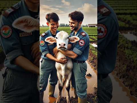 Maktoub Edit The Rescue Team Finally Saves The Cow Aiviralshorts Cowsave Rescueteam