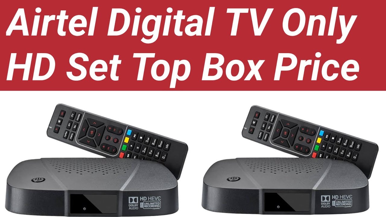 Airtel Digital TV Only HD Set Top Box Price // Airtel Dth New HD