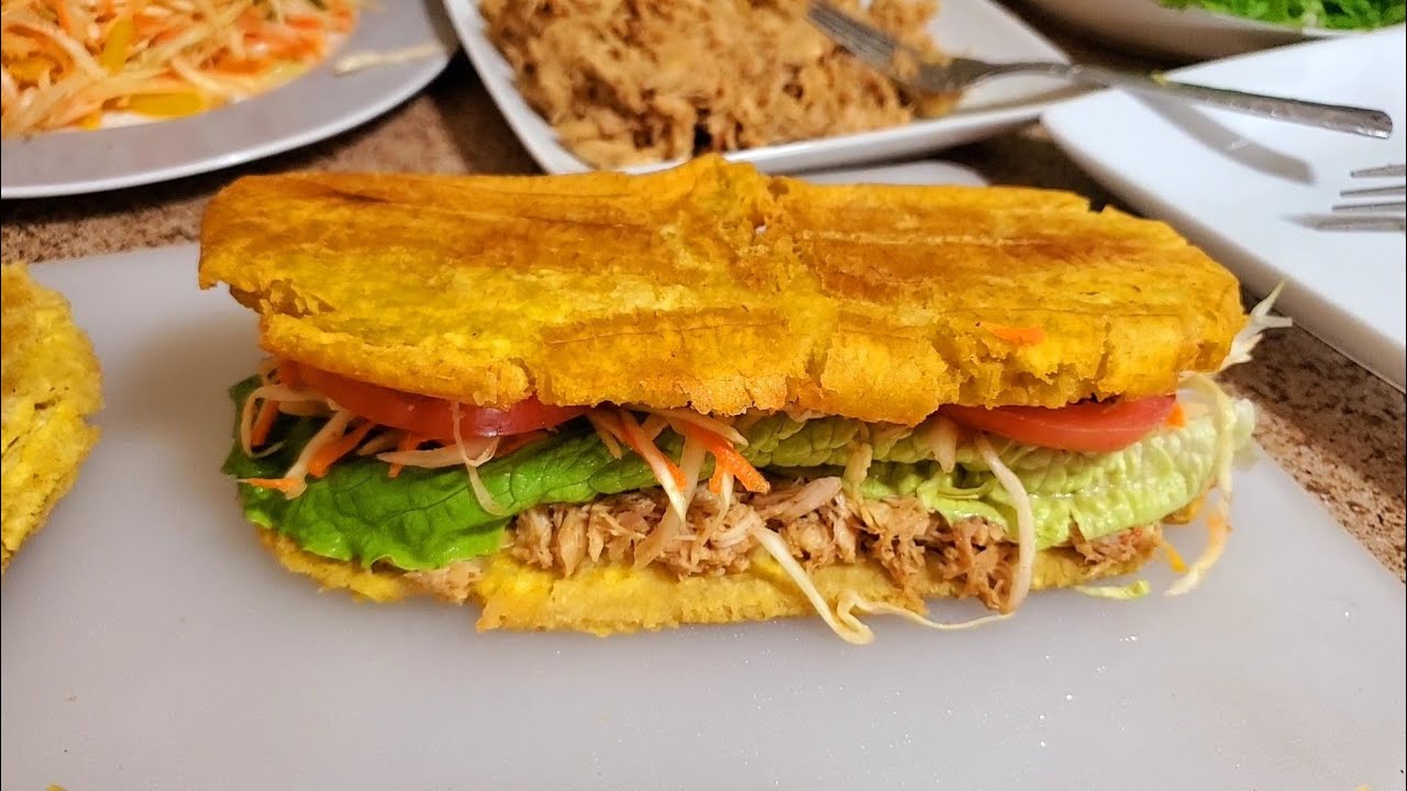 Sandwich Bannan men kijan pou fèl | plantain Sandwich