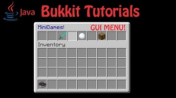 Plugin Tutorial *GUI MENU* - Bukkit Minecraft