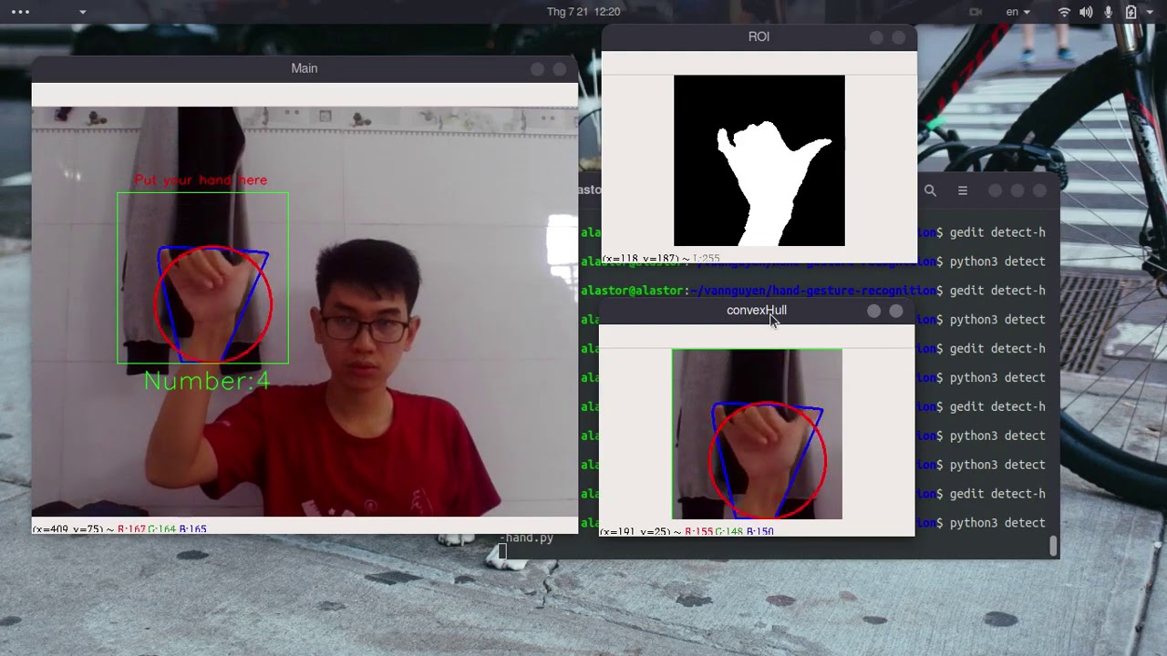 [Minilab]-[Image processing]-DEMO: Finger counting. - YouTube