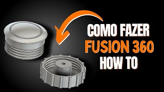 HOW TO create an ARCADE BUTTON in FUSION 360 for 3D PRINTING - DIY ARCADE JOYSTICK