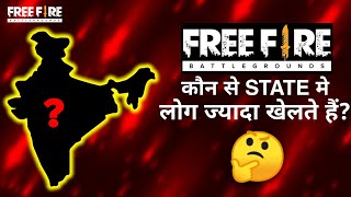 Free Fire India में सबसे ज्यादा कौन से State में खेला जाता हैं? Secret Fact About Free Fire