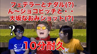 フェデラーとナダル ジョコビッチと大阪なおみショット10分耐久 Skj Village Youtube