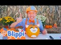 Blippi’s Halloween Pumpkin Rollercoaster Ride | Trick or Treat | Spooky Halloween Stories For Kids