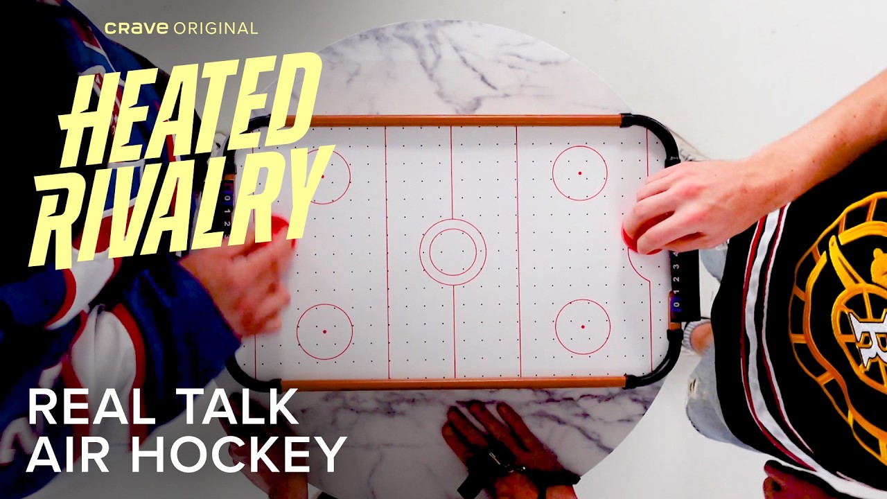 Real Talk Air Hockey with Hudson Williams and Connor Storrie 🏒 | Heated Rivalry