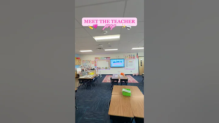 Meet the teacher prep!✏️🩷✨🪩 #meettheteacher #meettheteachernight #teacher #backtoschool #classroom