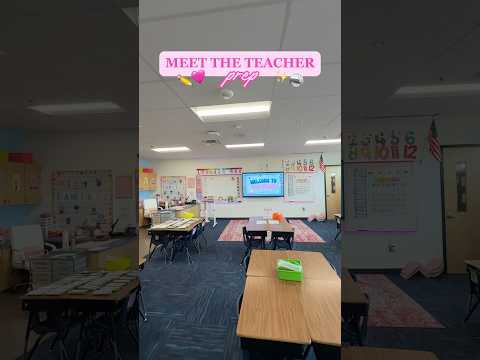 Meet The Teacher Prep Meettheteacher Meettheteachernight Teacher Backtoschool Classroom