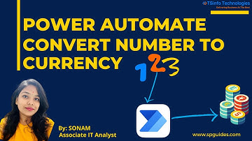 Power Automate Convert Number to Currency | Microsoft Flow | Automated Cloud Flow
