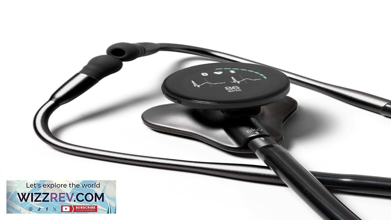 Eko CORE 500 Digital Stethoscope  40x Amplification Active Noise Cancellation 3 Lead