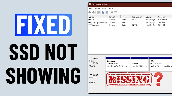 [FIXED] SSD Not Showing in Disk Management on Windows 11/10 (in 30 Seconds)