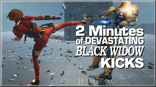 MARVELS AVENGERS: 2 Minutes Of DEVASTATING Black Widow Kicks
#shorts #blackwidow #avengers #marvelsavengers #natasharomanoff
Black Widow kicking ass for 2 minutes straight. Smoking hot while shes smoking her enemies - only with Natasha! MARVELS AVENGERS: 2 Minutes Of DEVASTATING Black Widow Kicks