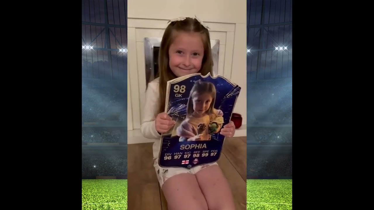 Personalised Football Cards - Kids Merch