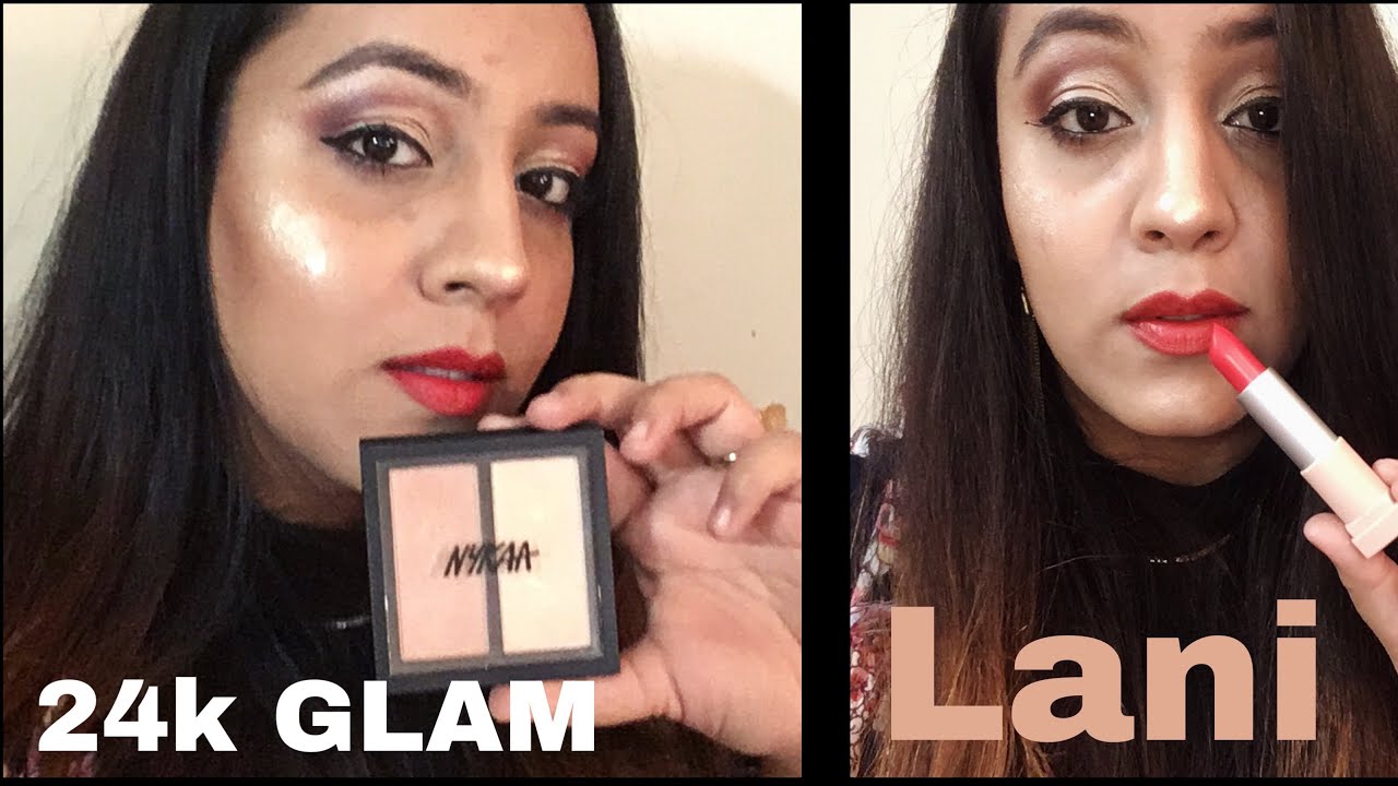 Nykaa glow getter - 24k glam and Gigi Hadid and maybelline lipstick in ...