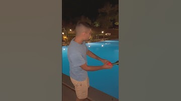 ROCKET IN THE POOL 🥶 ( Nerf Vortex Launched) 🚀 #explore #shorts