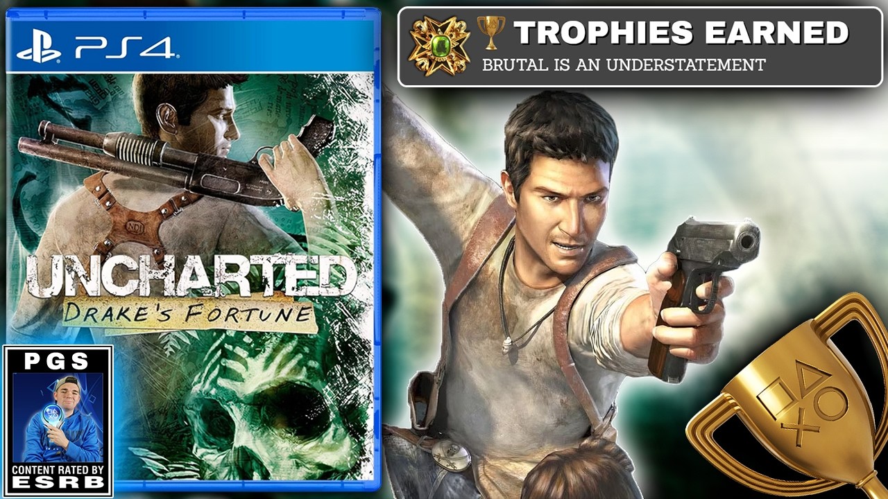Uncharted: Drake’s Fortune’s HARDEST TROPHY…ENDED up being FUN