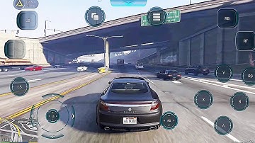 Gta 5 enhanced gameplay  on joyark Cloud Gaming android part #3
