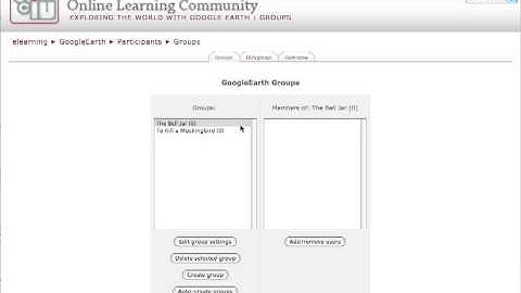 Groups in Moodle, Part 1 of 2