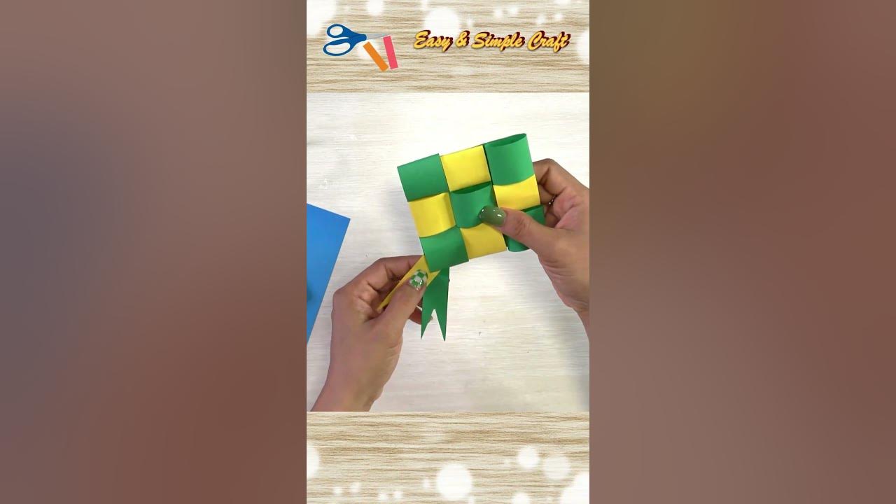 How To Make Ketupat Part 2 Kids Tutorial For ORIGAMI 3D KETUPAT YouTube