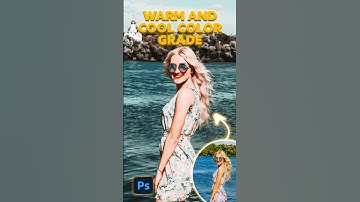 Photoshop: Warm and cool Color Grade.  #easy #tutorial #like #photoshoptutorial #graphicdesign #edit