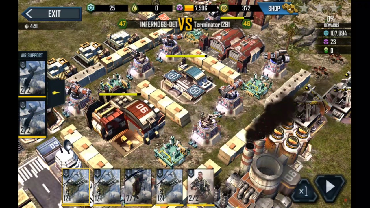 War commander rouge assault flak bases different tatic YouTube