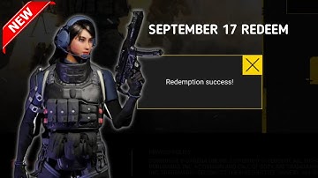 September 17 Today new Redeem code Cod mobile | Season 8 September 17 Redeem code Codm 2022