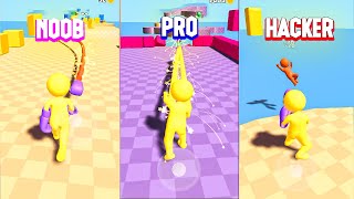 NOOB VS PRO VS HACKER - Curvy Punch 3D screenshot 5