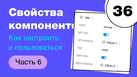 🔥 Свойства компонентов. Как их настраивать и когда использовать варианты?! Фигма с нуля
