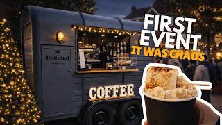 We Made £700 at Our FIRST Coffee Trailer Event…  It Was Crazy!