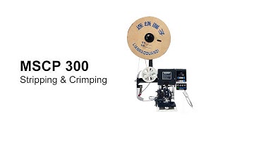 MSCP 300: Wire Stripping and Crimping Machine | Single Wires/Multi-core cables | Korisung