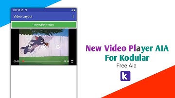 New custom video player app free aia for kodular, app inventory etc
