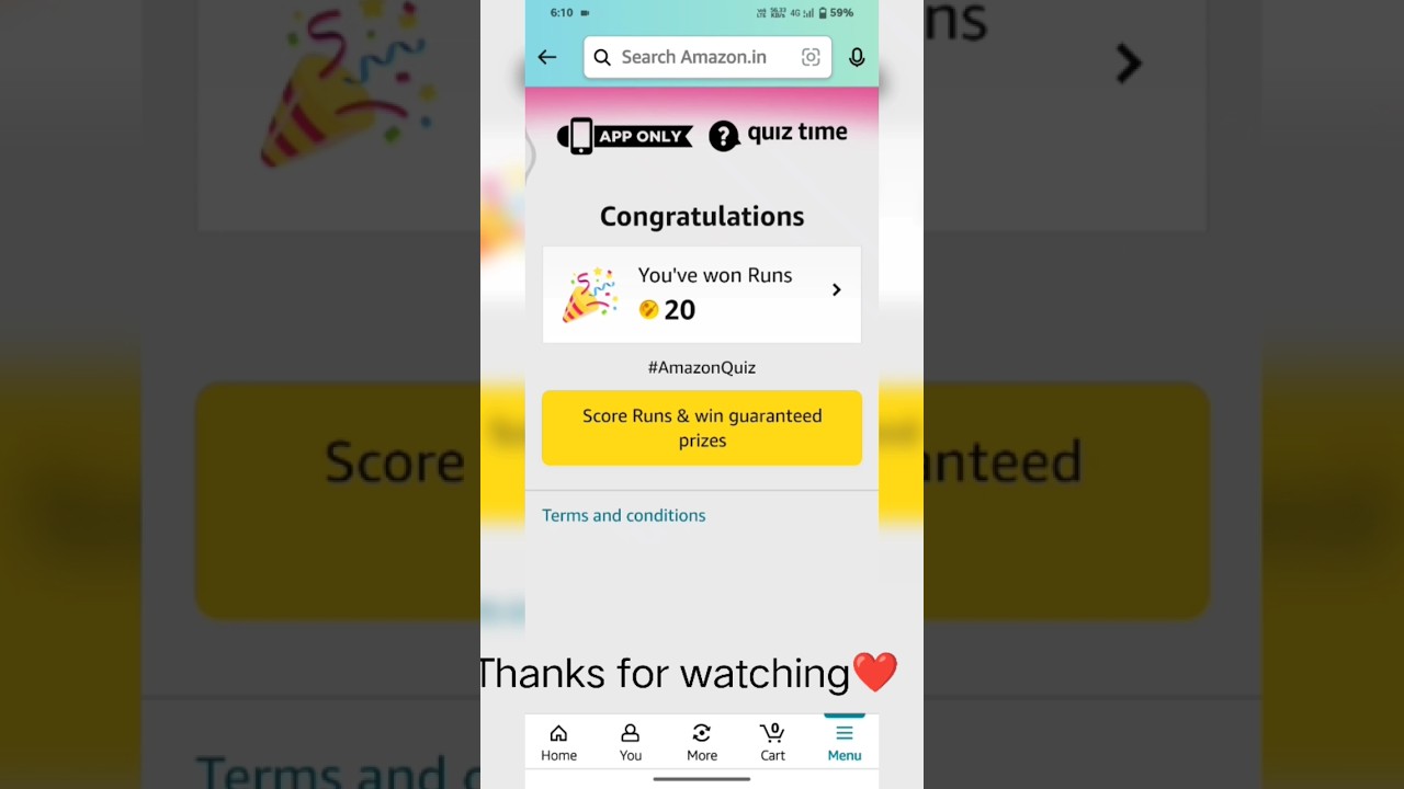 30 April Amzon Funzone Daily Quiz A 