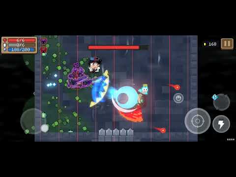 beating badass rush to purity with alchemist and bare hands (soul knight)