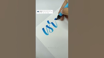Comment your name #shorts #satisfying #calligraphy