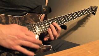 Scar Symmetry - Artificial Sun Projection (Guitar Solo Cover)