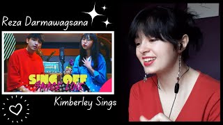 Reza Darmawangsa \u0026 Kimberley Sings (Savage Love Sing Off Battle) [Reaction Video] Her Voice is ✨