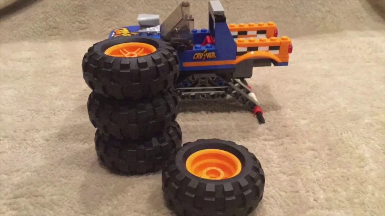 Lego stop motion build set 60180 Monster Truck
