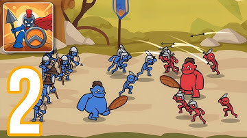 Stick Battle: War of Legions - Gameplay Walkthrough Part 2 - Complete Level 11-20 (OS, Android)